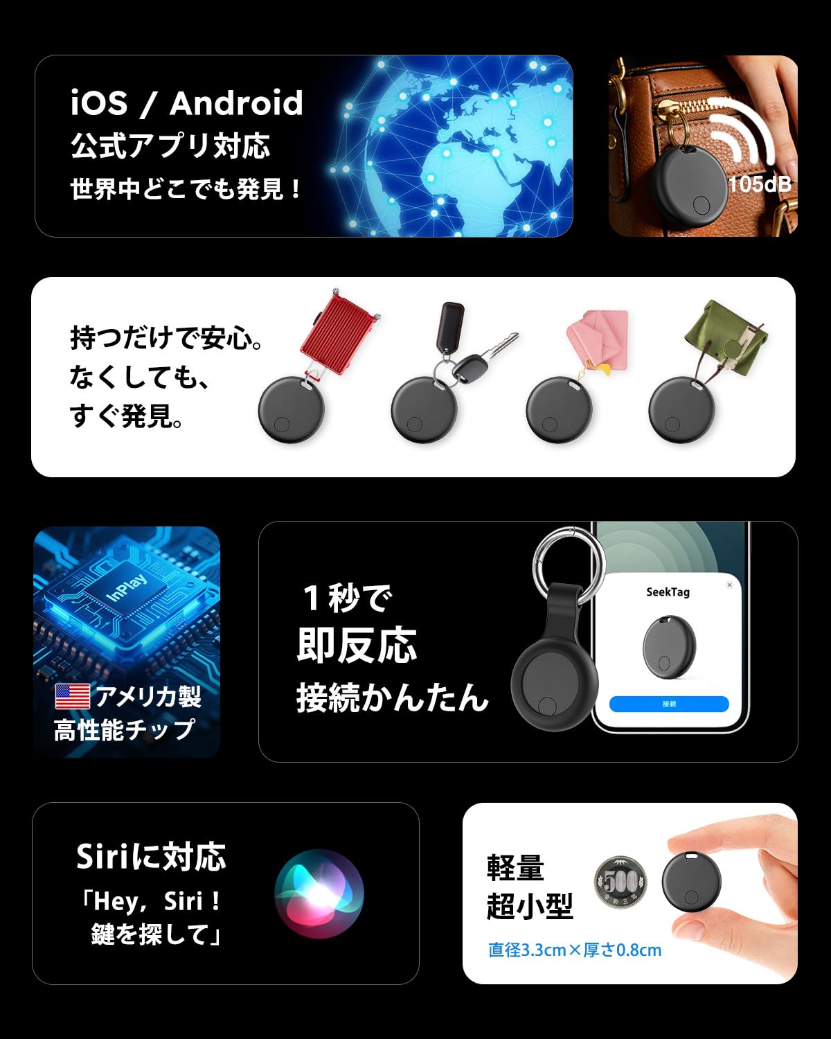 Amazon.co.jp: エアタグ 2個入 airtag【iOS・Android公式認証／米国高